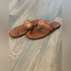 Tory Burch Brown Flip Flops